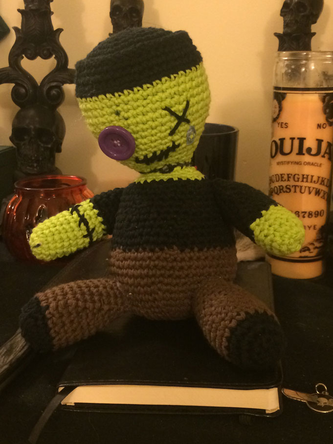 The Creature crocheted by Misty Tyers
