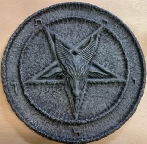 Warlock Jason Leach's Sigil of Baphomet Plaque in Black