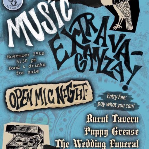 Lady Magpie's Tea & Curiosities Music Extravaganza with The Wedding Funeral