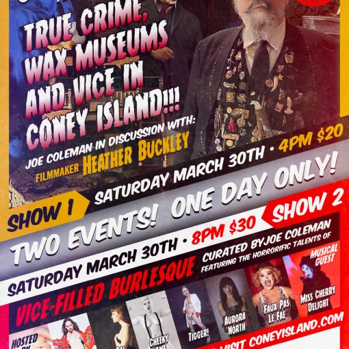 Joe Coleman presents at Coney Island