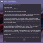 Screenshot by Warlock William Tull from online claims and correspondence.