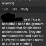 Screenshot by Warlock William Tull from online claims and correspondence.