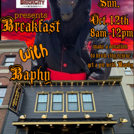 Daddy Baphy for Brick City Rescue at Catfight Coffee.