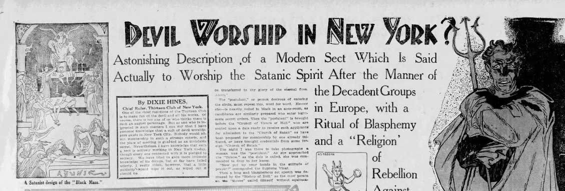 Devil Worship in New York? 