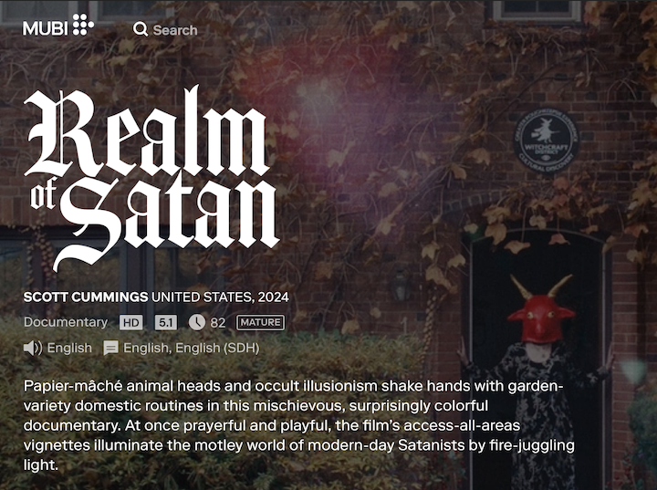 REALM OF SATAN on MUBI