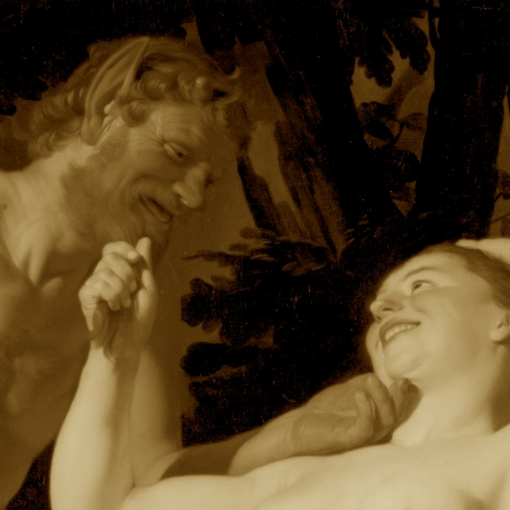 Honthorst: Satyr and Nymph