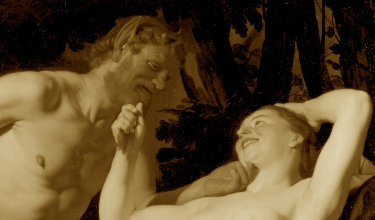 Honthorst: Satyr and Nymph