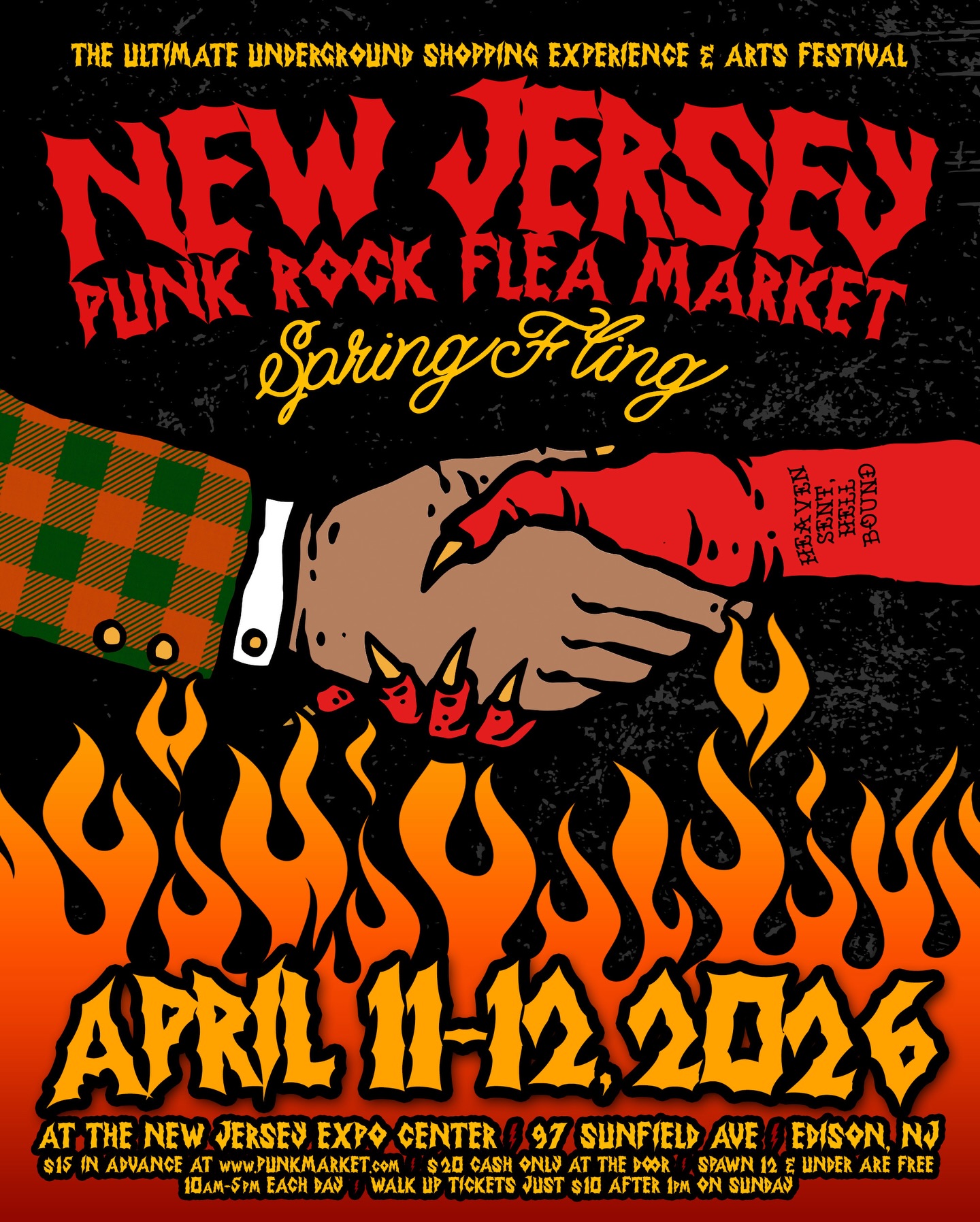 The Wedding Funeral performs at the NJ Punk Rock Flea Market