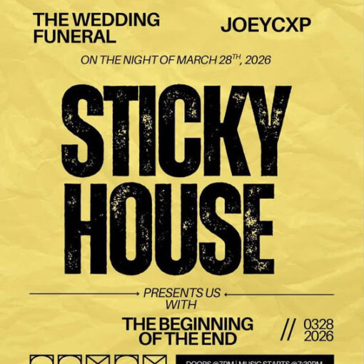 The Wedding Funeral live at Sticky House.