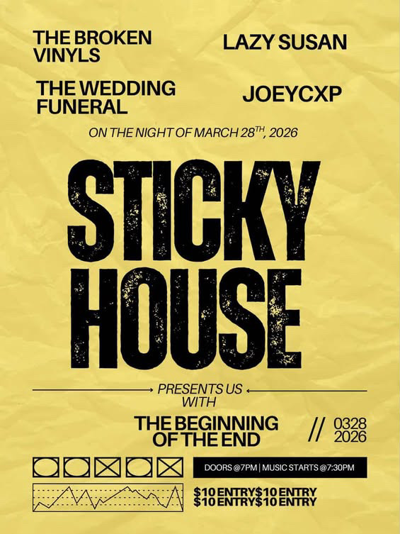 The Wedding Funeral live at Sticky House.